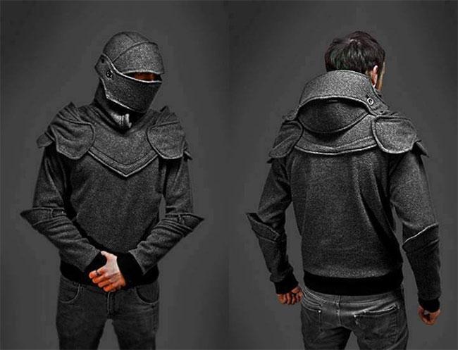 hoodie looks like armor