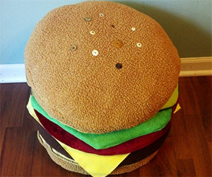 Cheeseburger Pillow