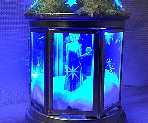 Frozen Night Light Terrarium