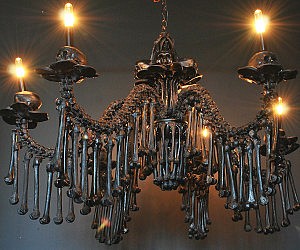 Human Bones Chandelier