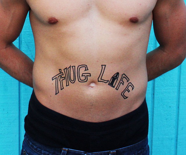 Thug Life Tattoo Ideas