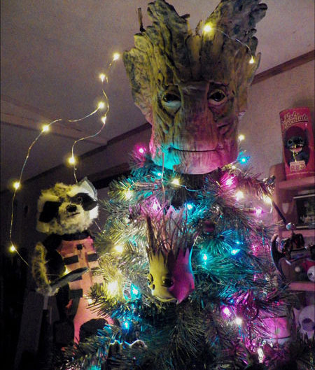 groot christmas tree funko pop
