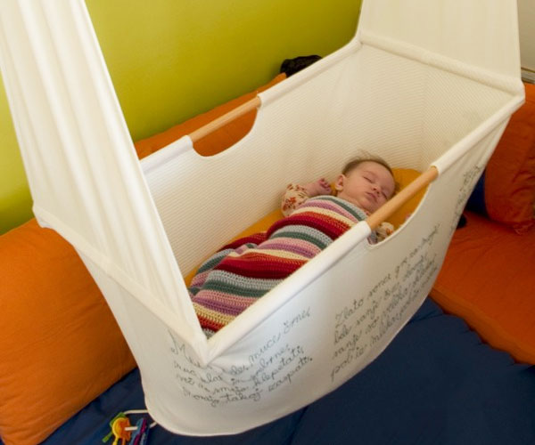 DIY Hanging Cloth Crib
